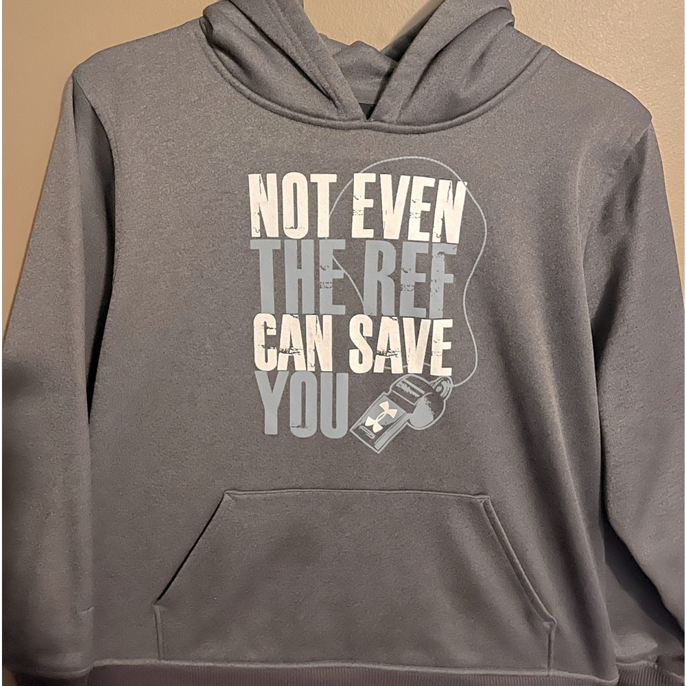 Under Armour dark gray sports hoodie